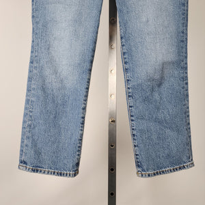 & Denim Vintage Mom Jeans Ultra High Rise Cropped Ankle Denim Jeans Size 2