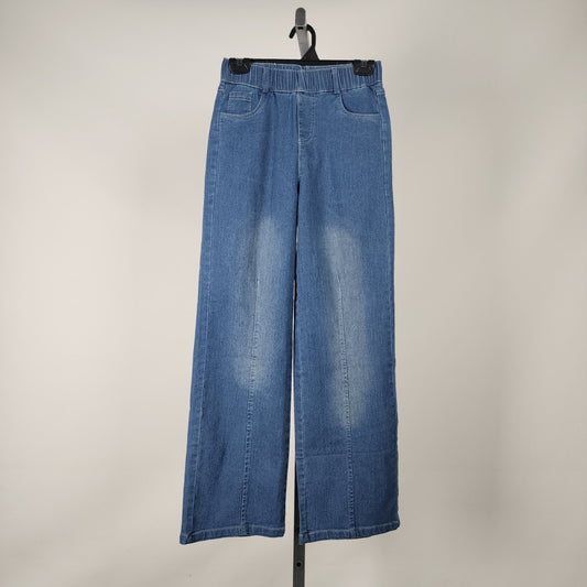 JY Denim Straight Leg Pull On Jeans Size 8