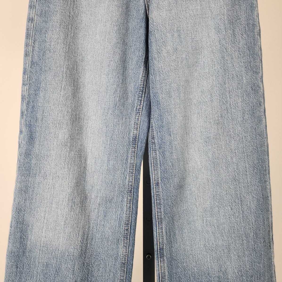 H&M High Rise Wide Leg Denim Jeans Size 2