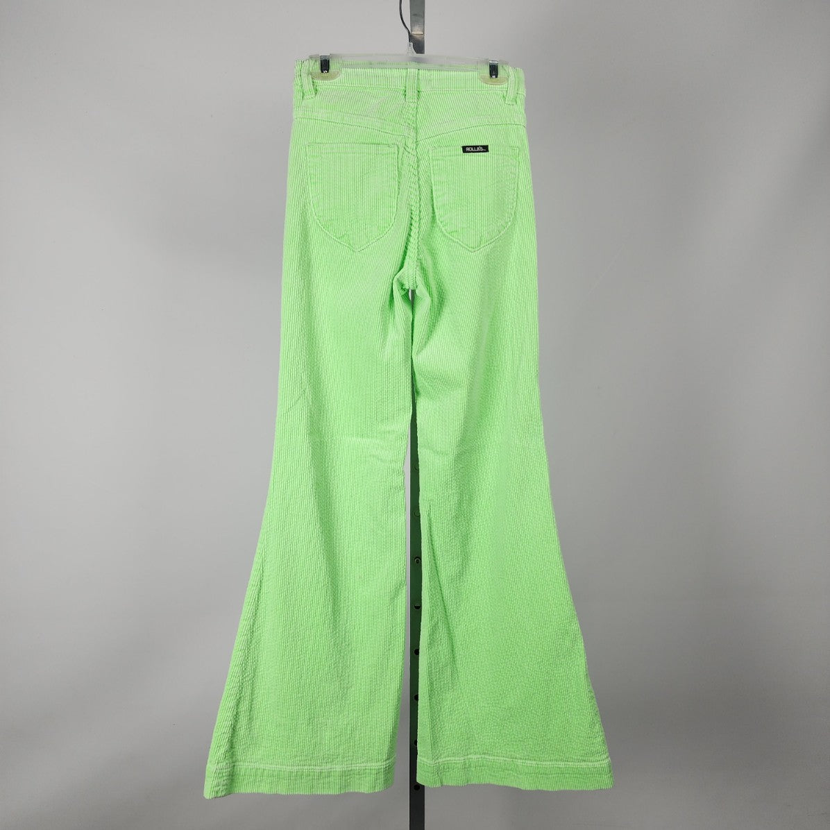 Rolla's Green Eastcoast High Rise Flare Corduroy Pants Size 25