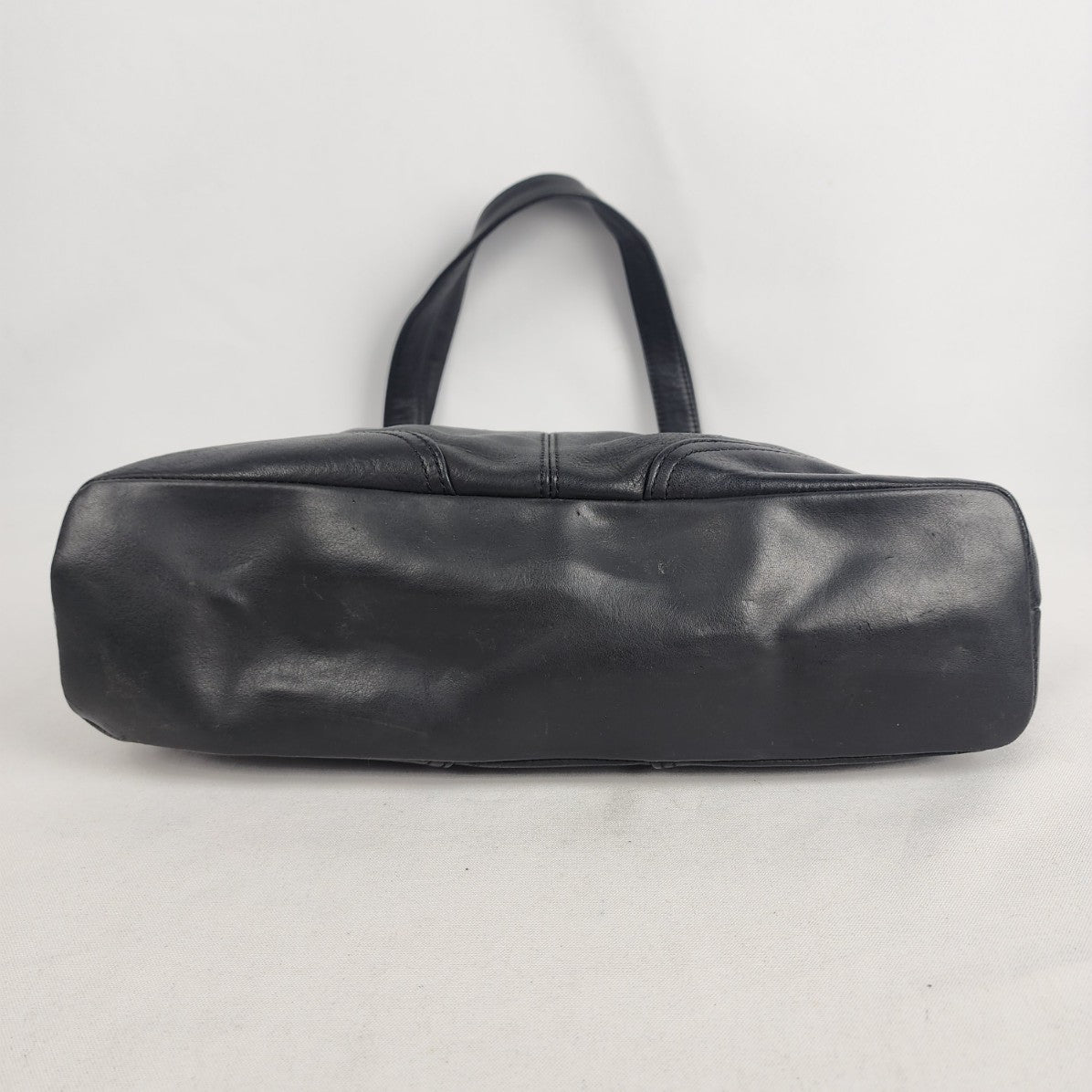 Colorado Black Leather Shoulder Purse