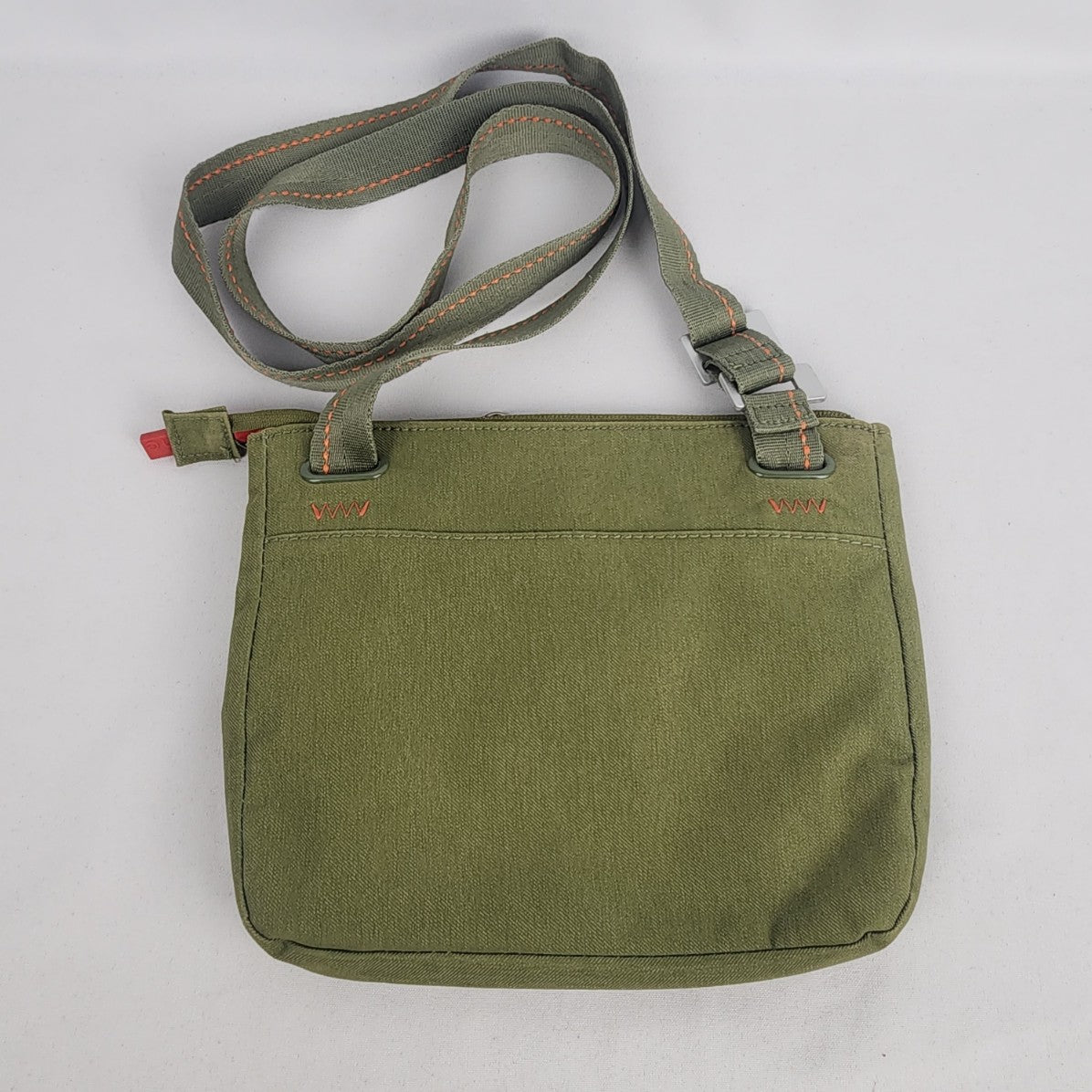 Sherpani Green Canvas Crossbody Purse