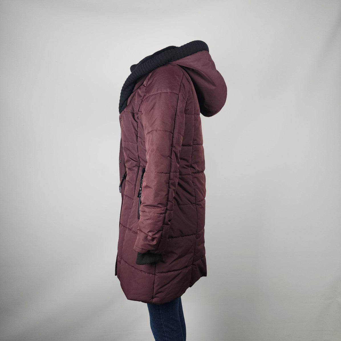 Canada Weather Gear Burgundy Winter Jacket Size L