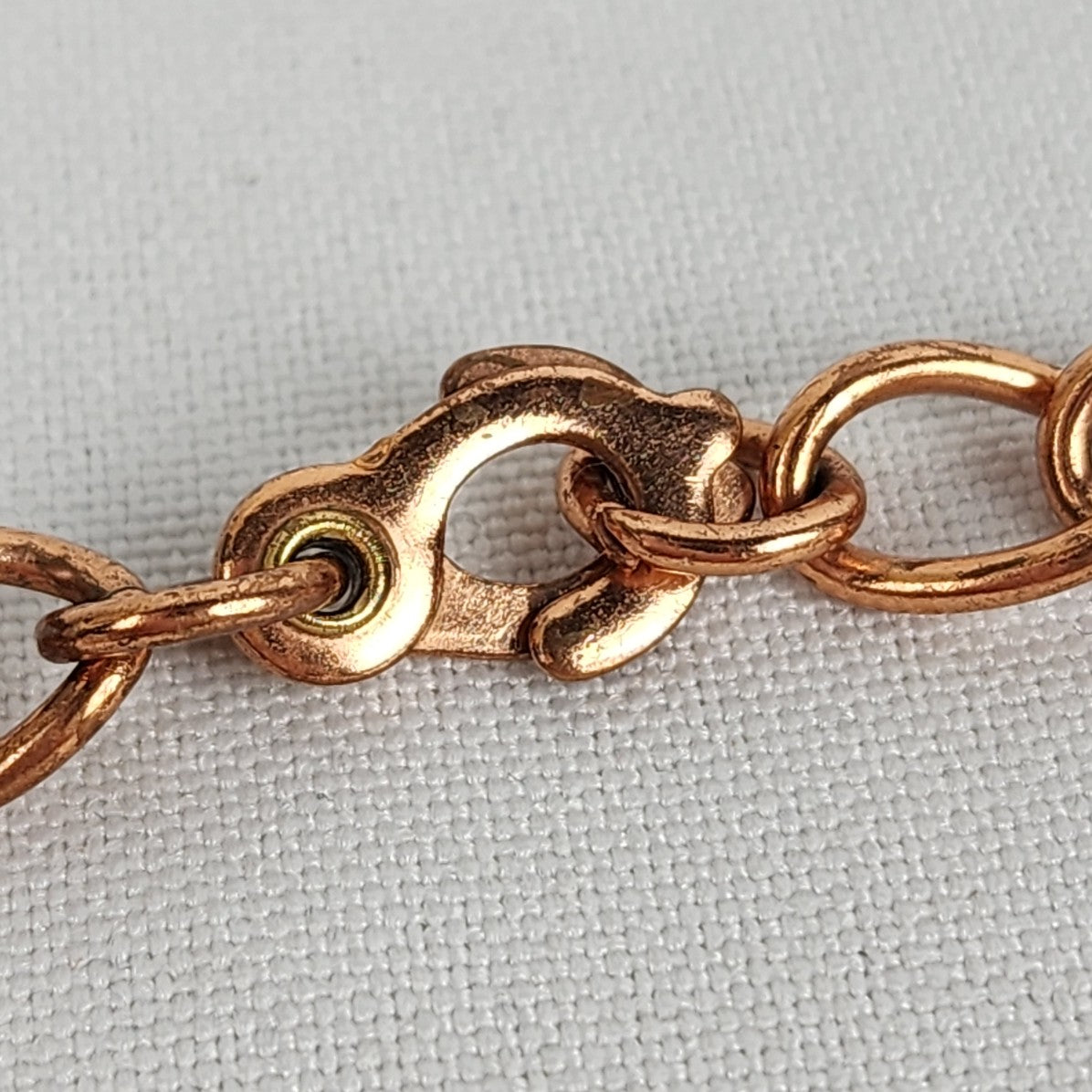 Vintage Copper Chain Link Bracelet