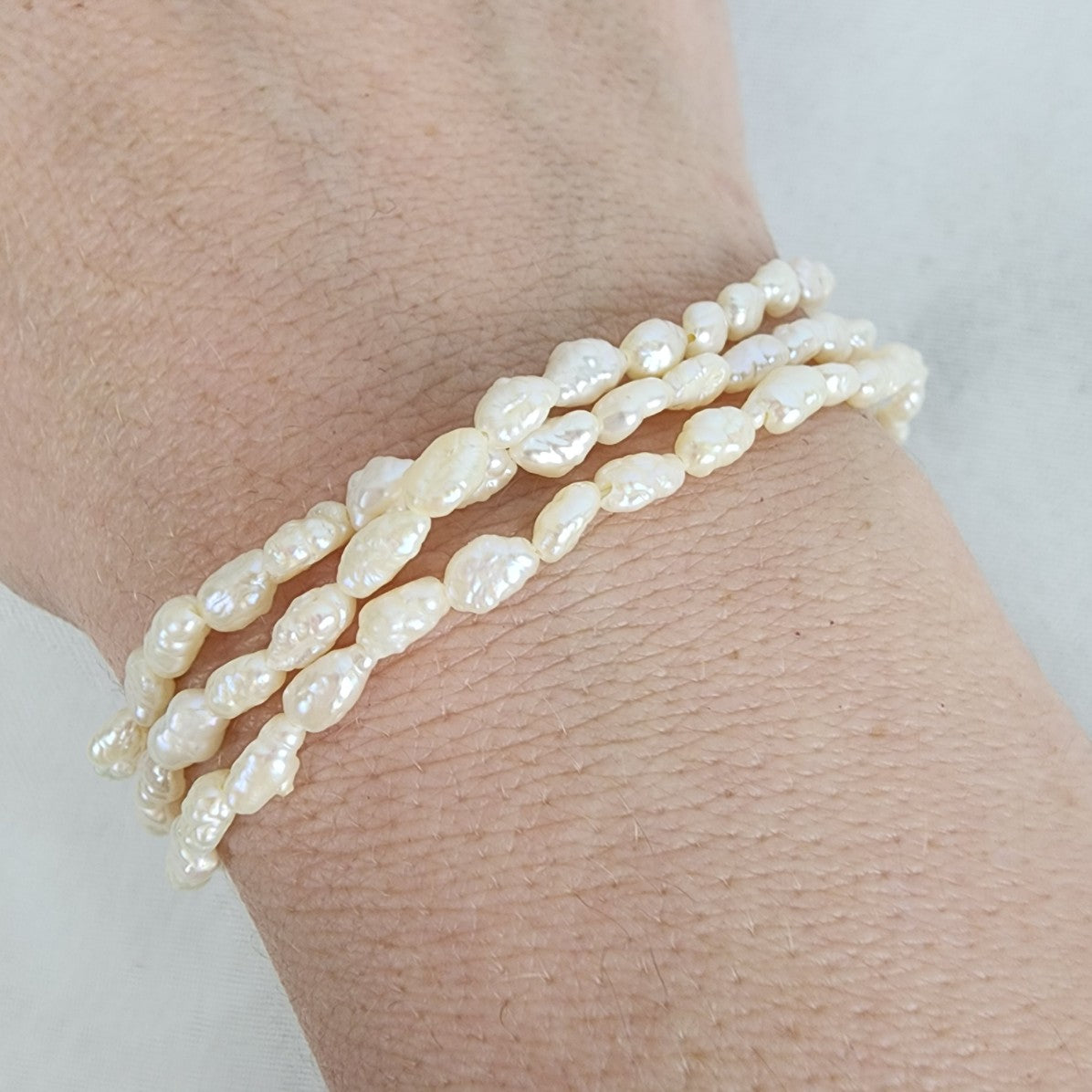 Vintage Fresh Water Pearl Layered Beaded Bracelet