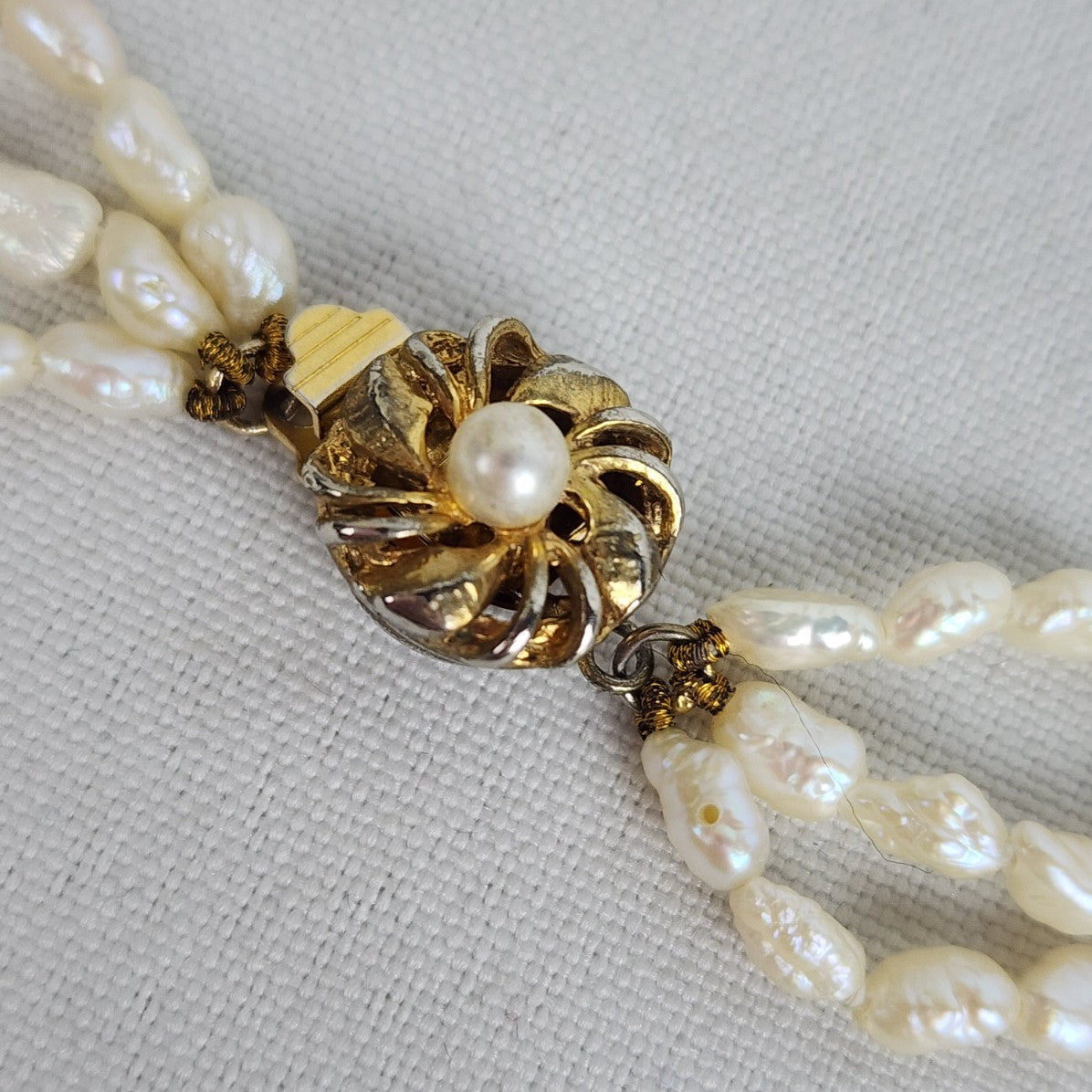 Vintage Fresh Water Pearl Layered Beaded Bracelet