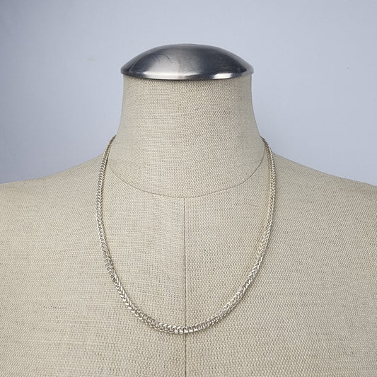 Italy 925 Sterling Silver Chunky Chain Necklace