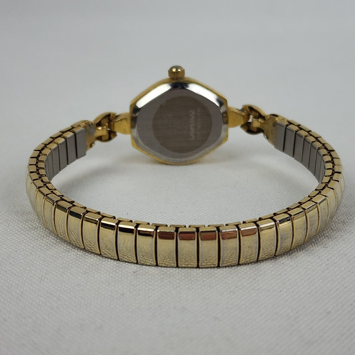 Vintage Milan Gold Tone Skinny Stretch Watch