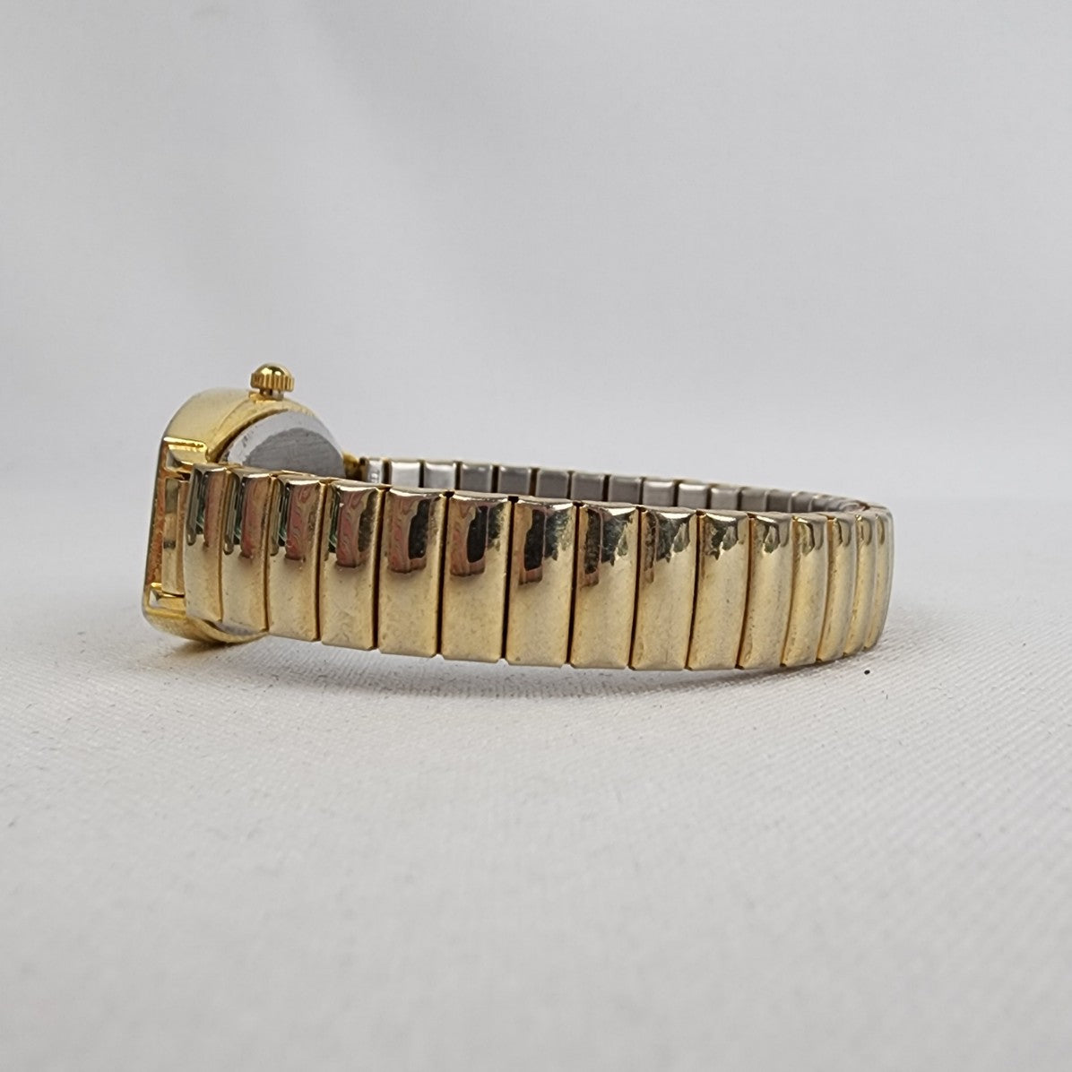 Vintage Gold Tone Stretch Watch