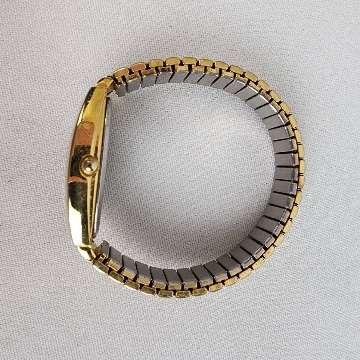 Vintage Gold Tone Stretch Watch