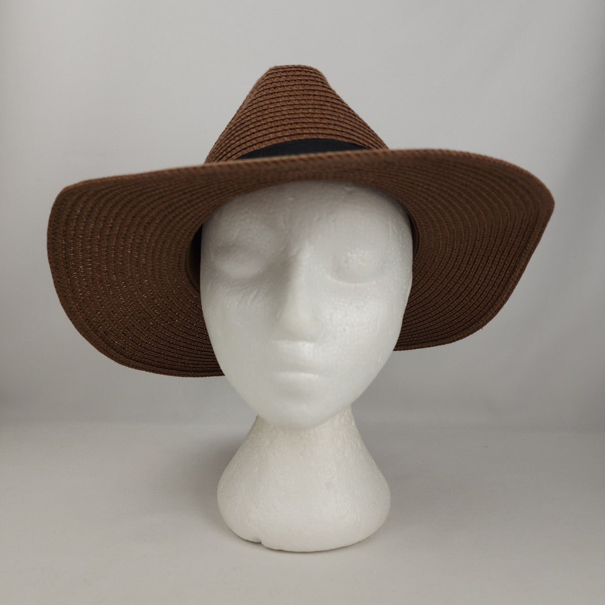 Brown Woven Sun Hat