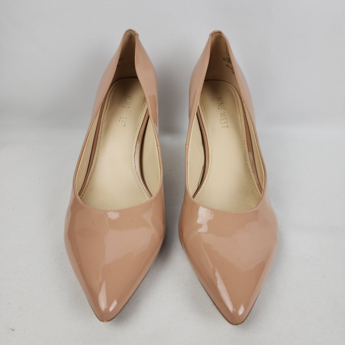 Nine West Nude Pointed Toe Heel Size 8.5