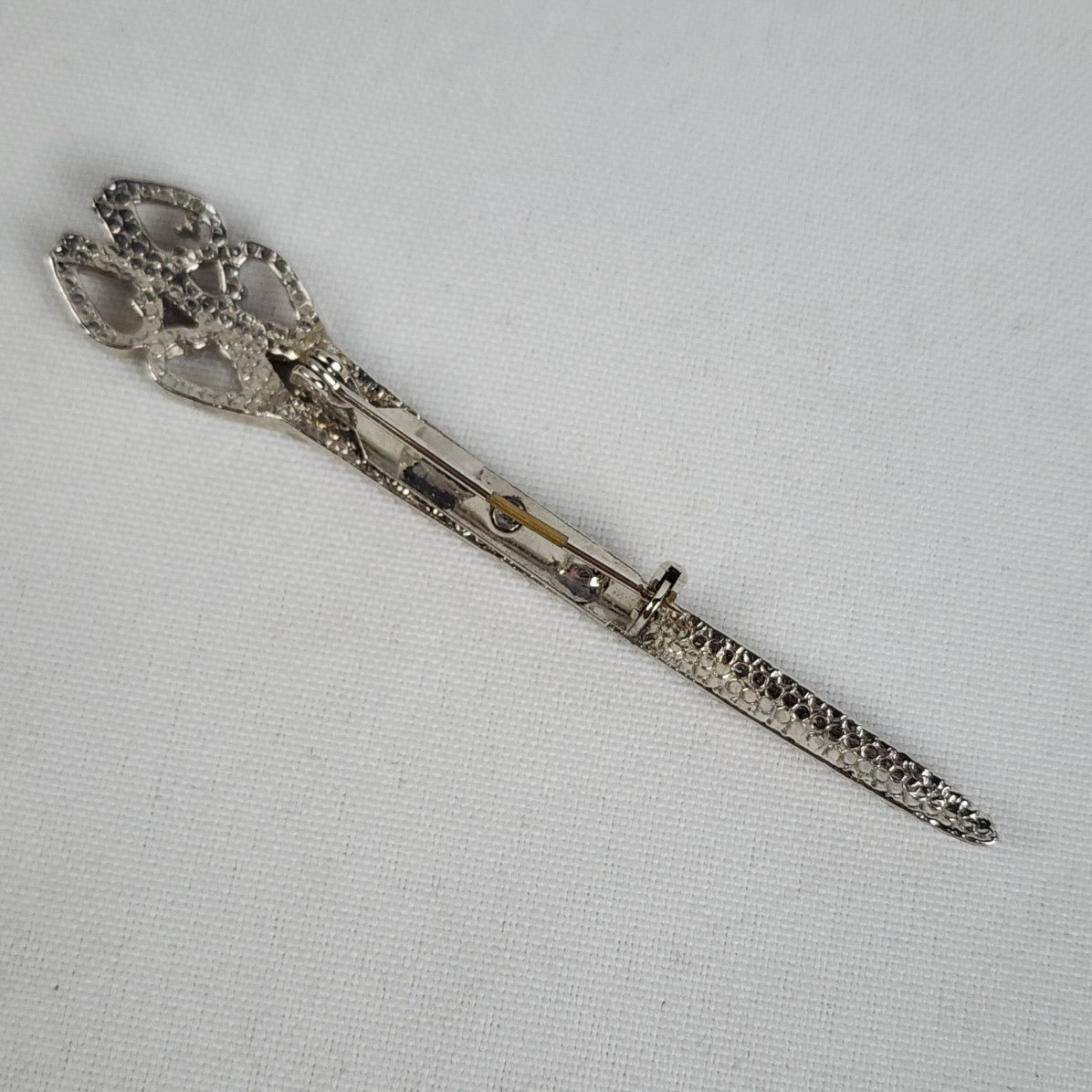 Vintage Silver Tone Scottish Kilt Pin