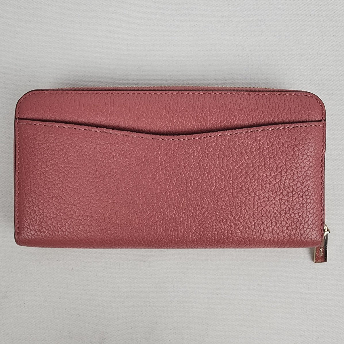 Coach Pink Leather Zip Around Wallet