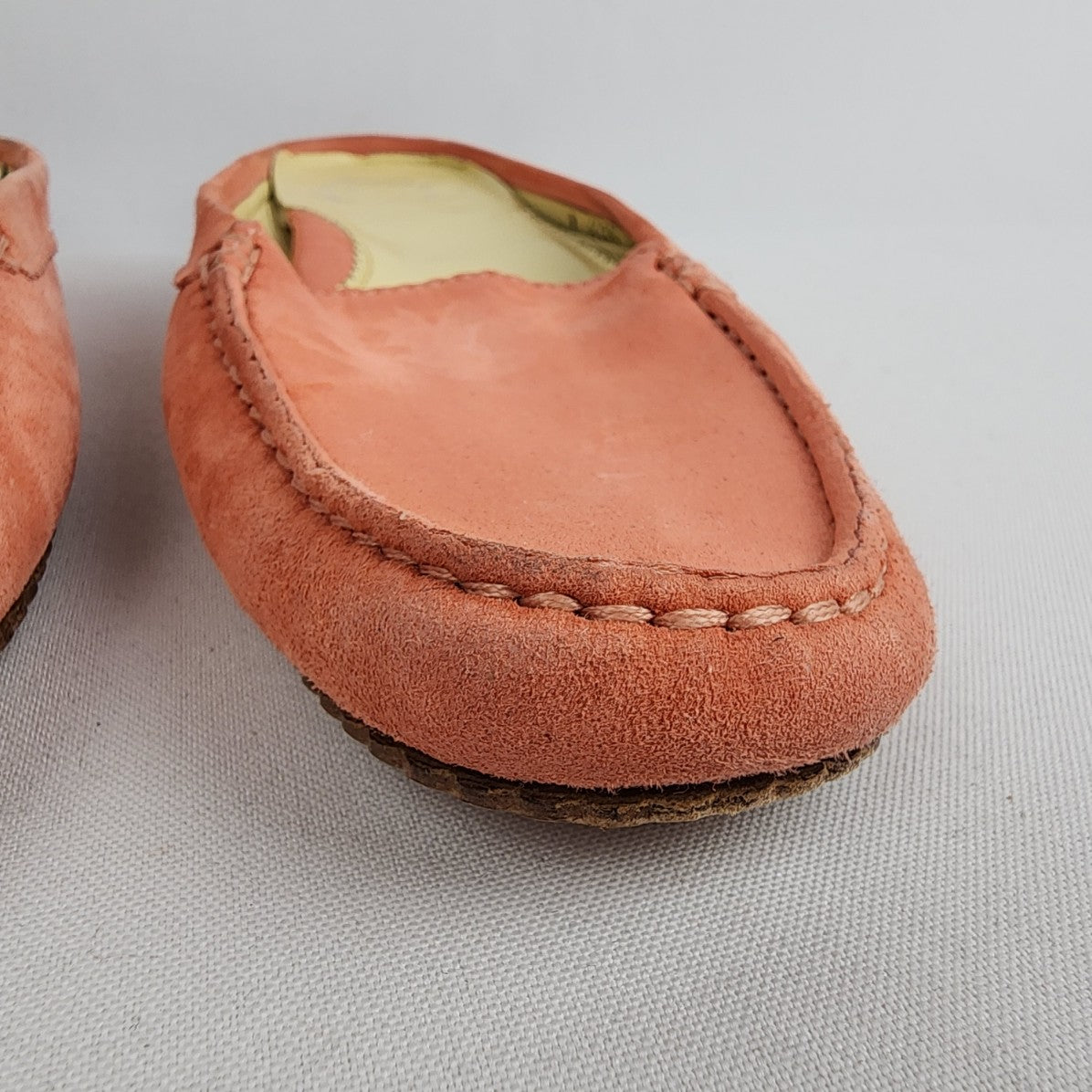 Fieramosca & Co Coral Suede Slip On Mule Shoes Size 6.5