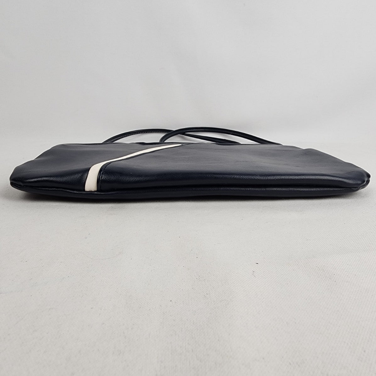 Vintage Navy & White Clutch Purse