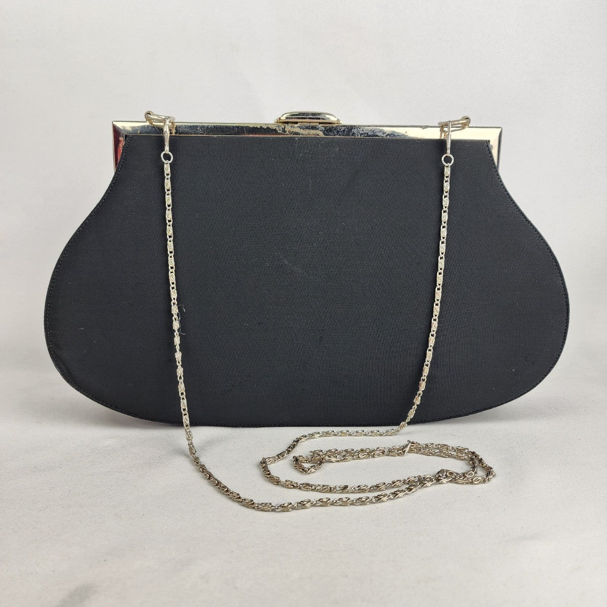 Vintage Mayfair Black Texture Evening Purse