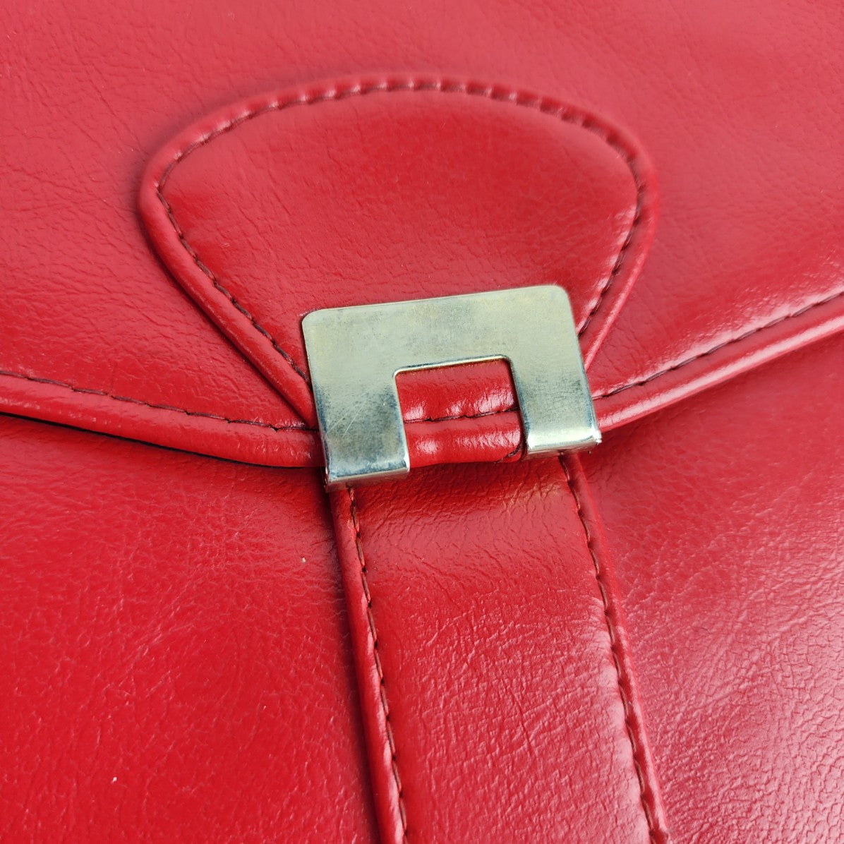 Vintage Red Envelope Clutch Purse