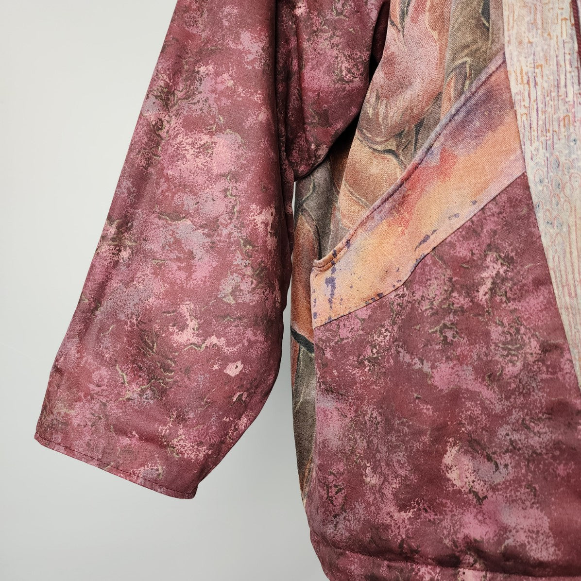 Vintage Villa factory Pink Zip Up Jacket Size L
