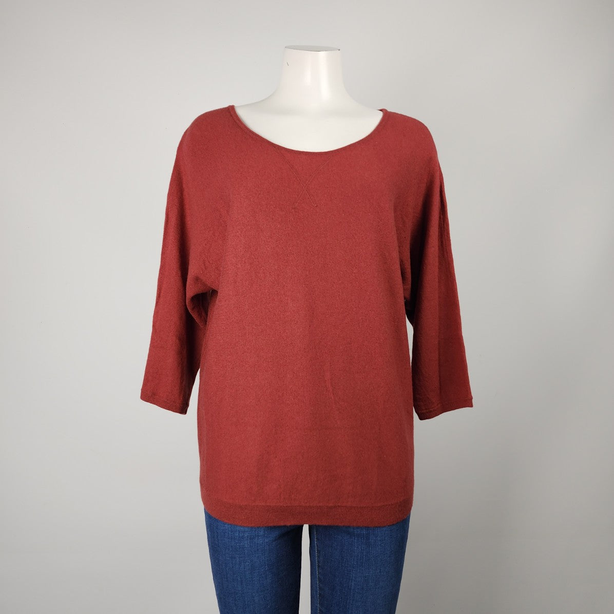 Part Two Cashmere Blend Terra Cotta Knit Sweater Size M