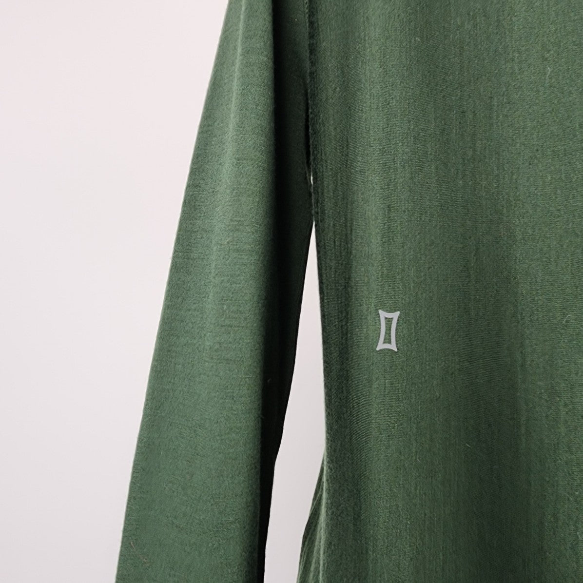 Kit & Ace Green Merino Wool Long Sleeve V-Neck Top Size S