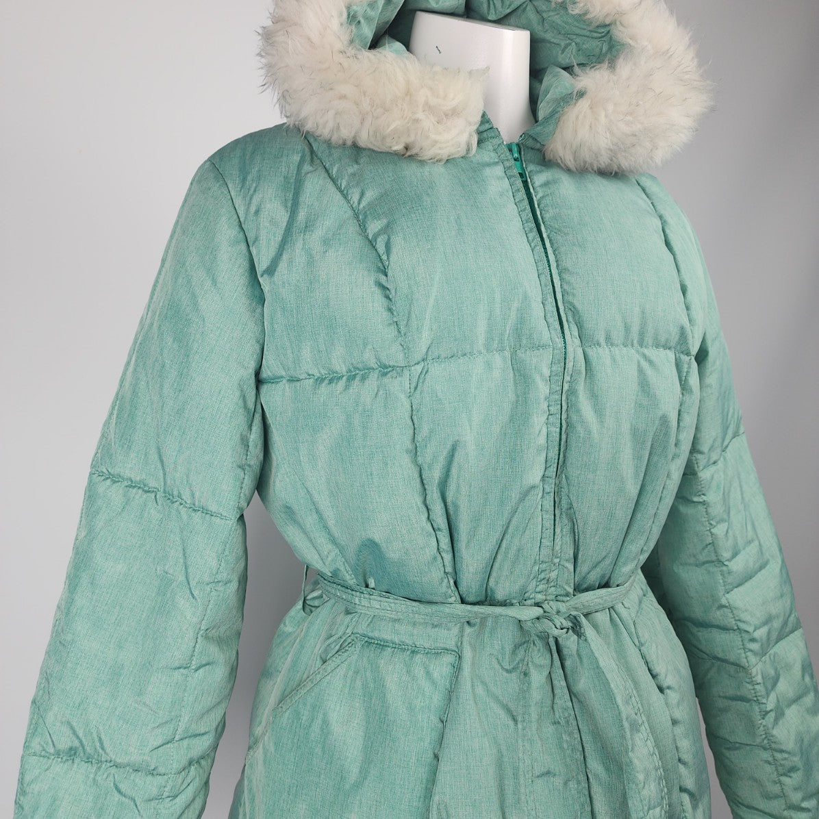 Vintage Down Craft Green Down Puffer Jacket Size M/L