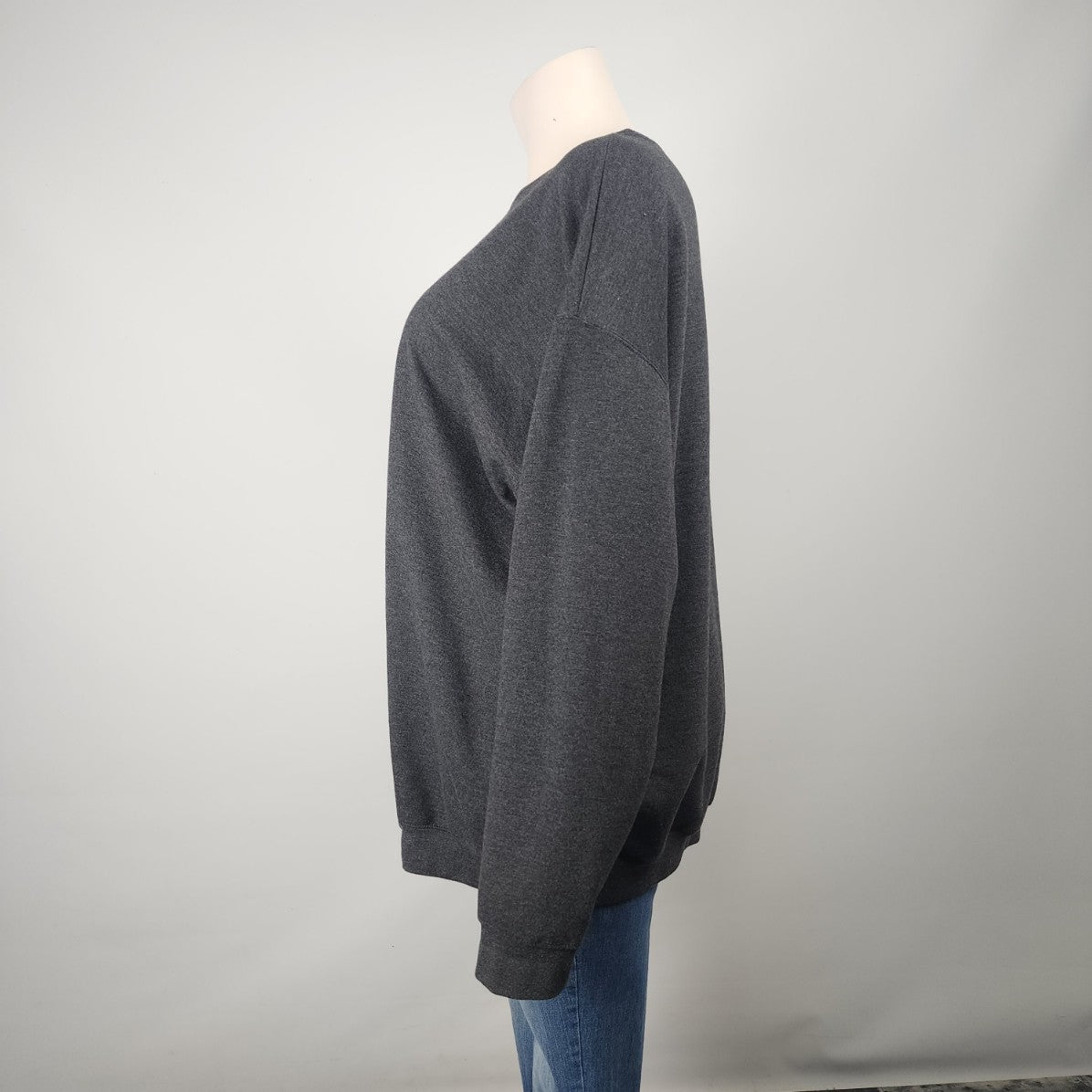 S&K Grey Cotton Heart Hug Sweatshirt Size 3XL