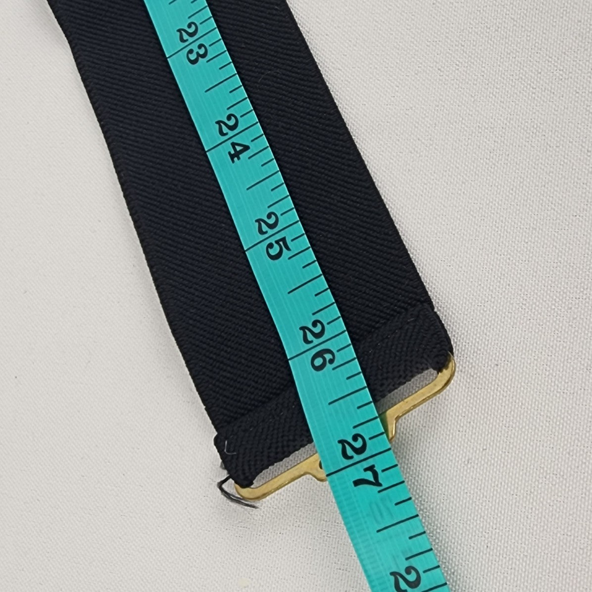 Vintage Black & Gold Stretch Belt Size S/M