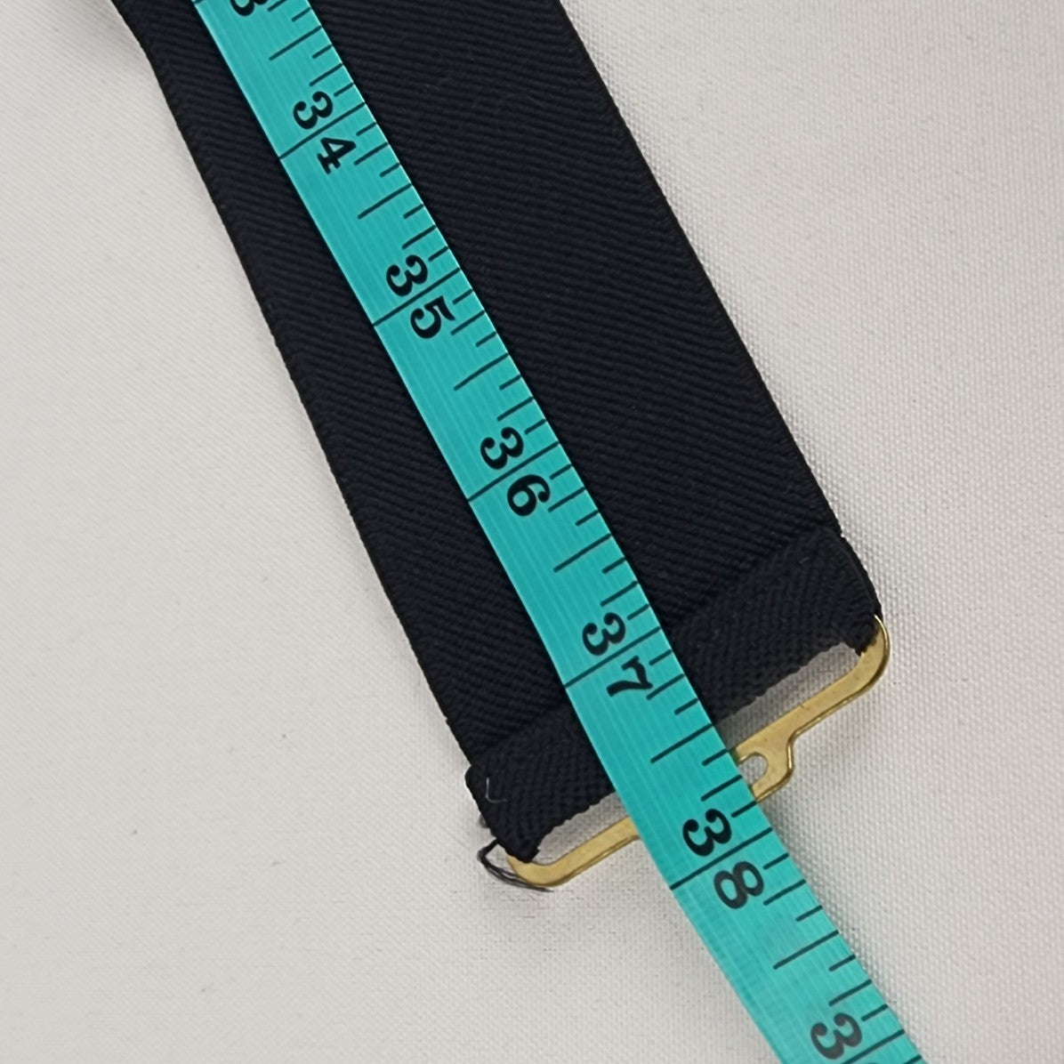 Vintage Black & Gold Stretch Belt Size S/M