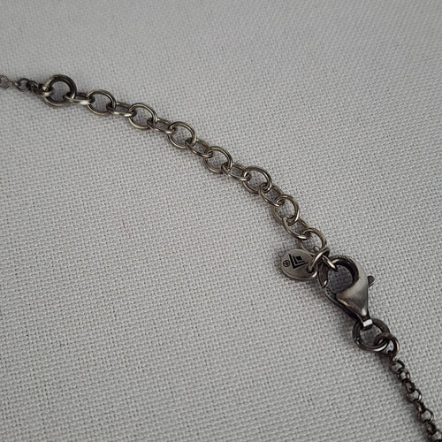 Silpada 925 Sterling Silver Hematite Pearl Abalone Shell Necklace