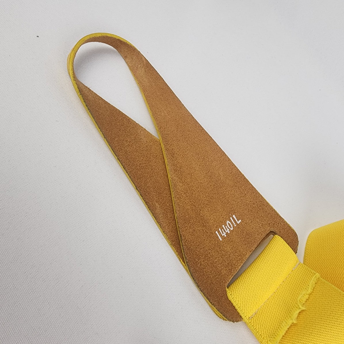 Vintage Yellow Stretch Belt Size M