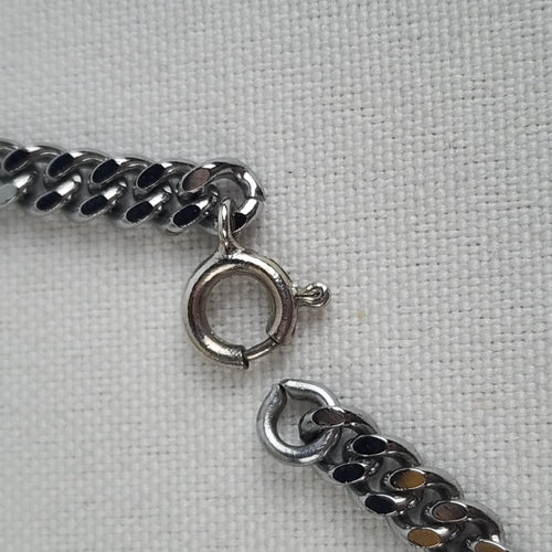 Vintage Engraved Eileen Silver Tone Bracelet