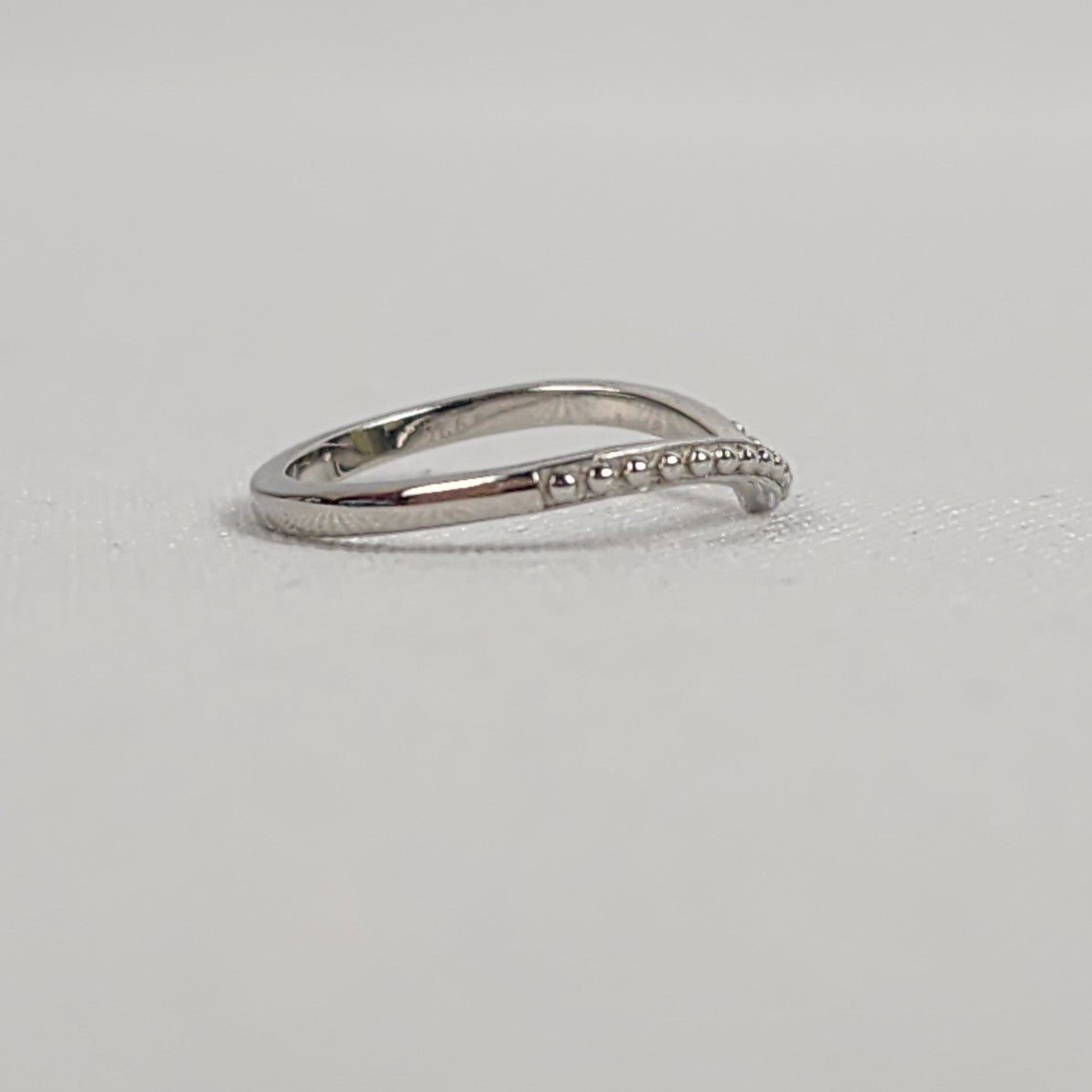 Silver Tone Ring Size 4.5