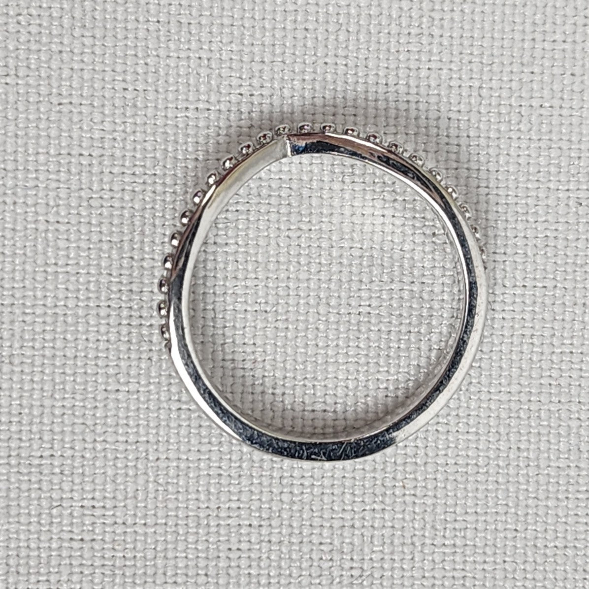 Silver Tone Ring Size 4.5