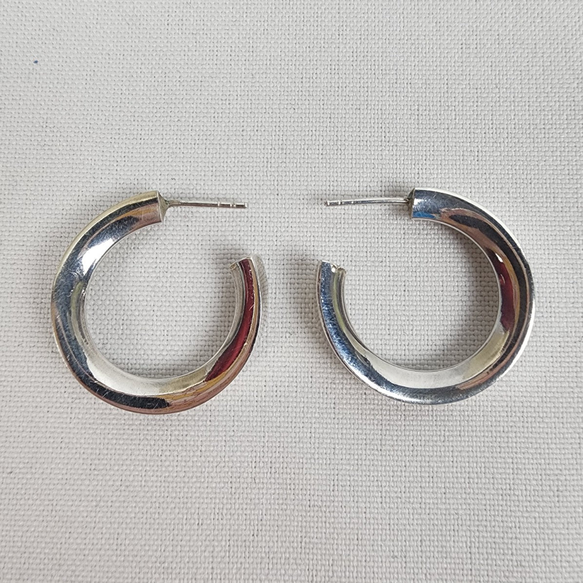 925 Sterling Silver Hoop Earrings