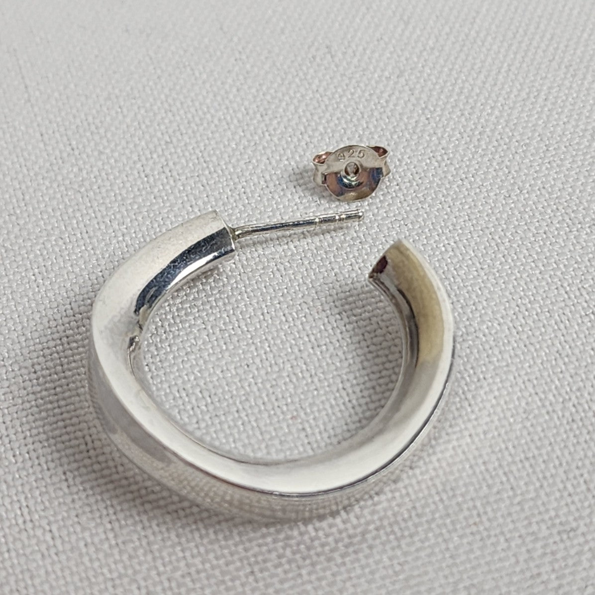 925 Sterling Silver Hoop Earrings