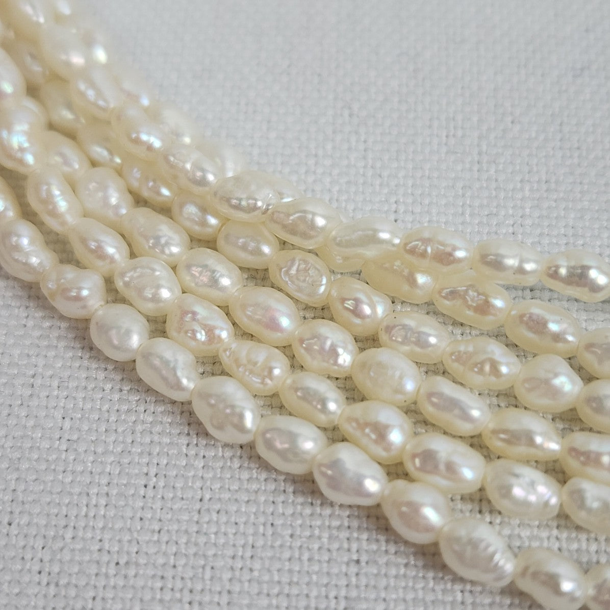 Vintage Freshwater Pearl Layered Long Necklace