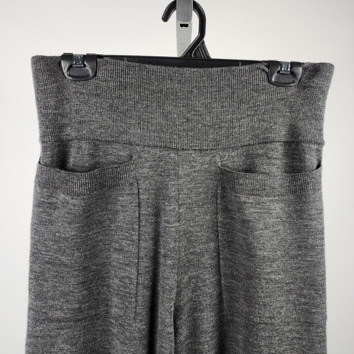 Wilfred Grey Wool Knit Coulotte Pants Size L