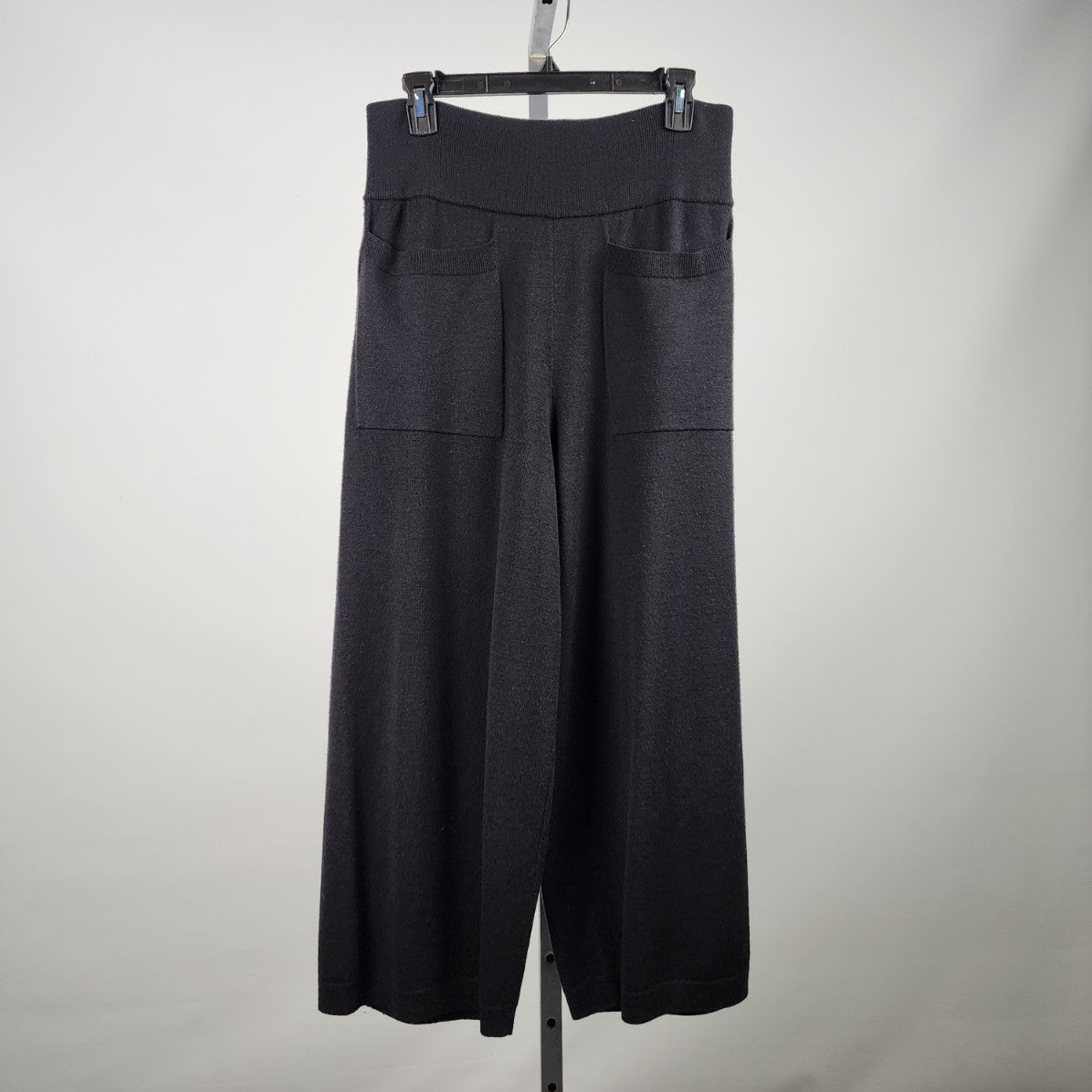 Wilfred Black Wool Knit Coulotte Pants Size L