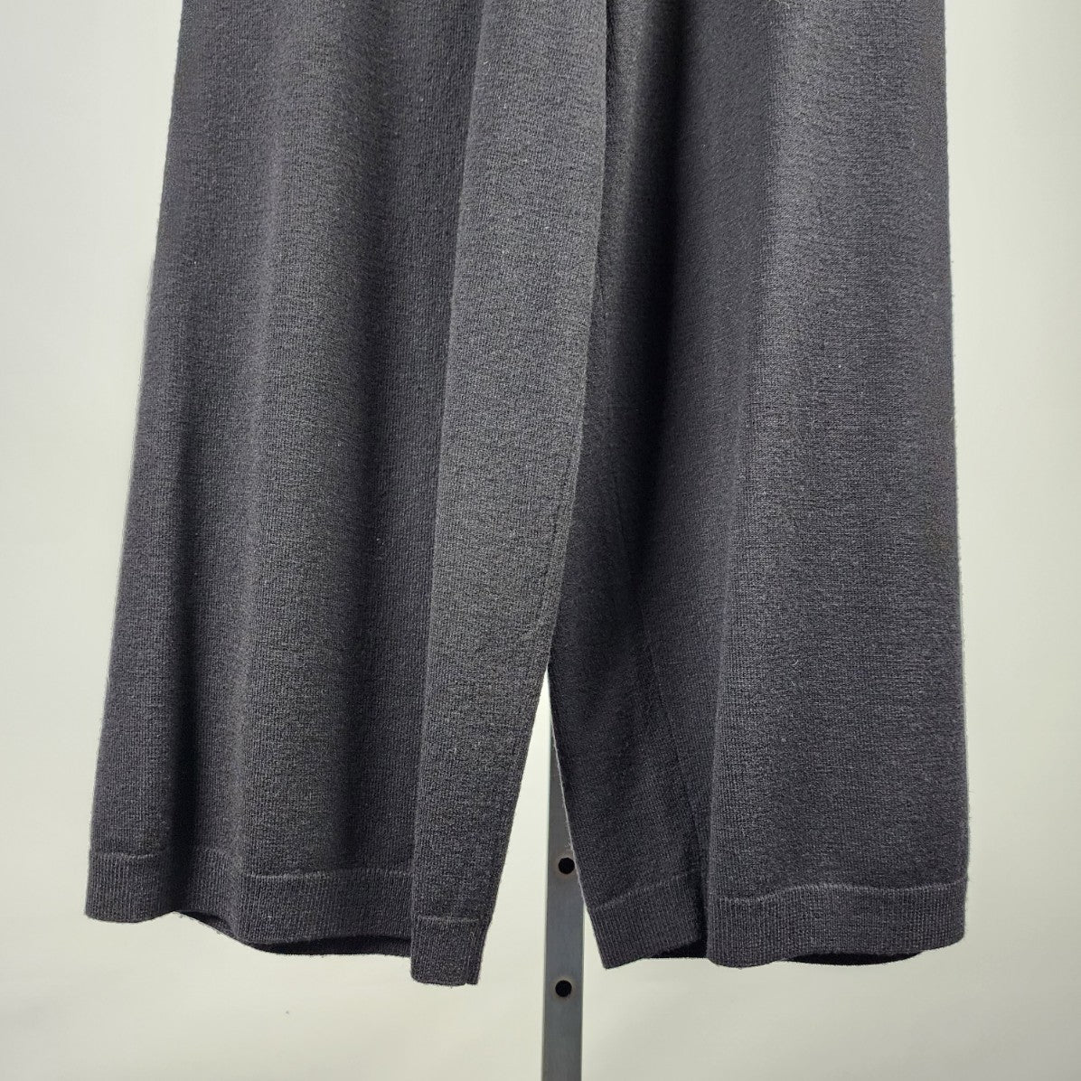 Wilfred Black Wool Knit Coulotte Pants Size L