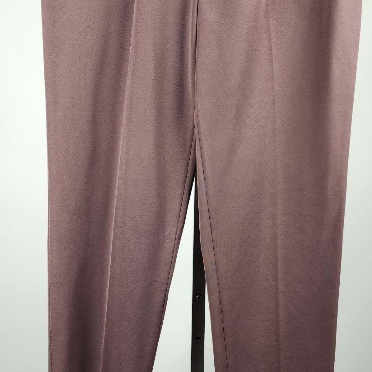 Ecsada Brown Trouser Pants Chin Detail Size 12