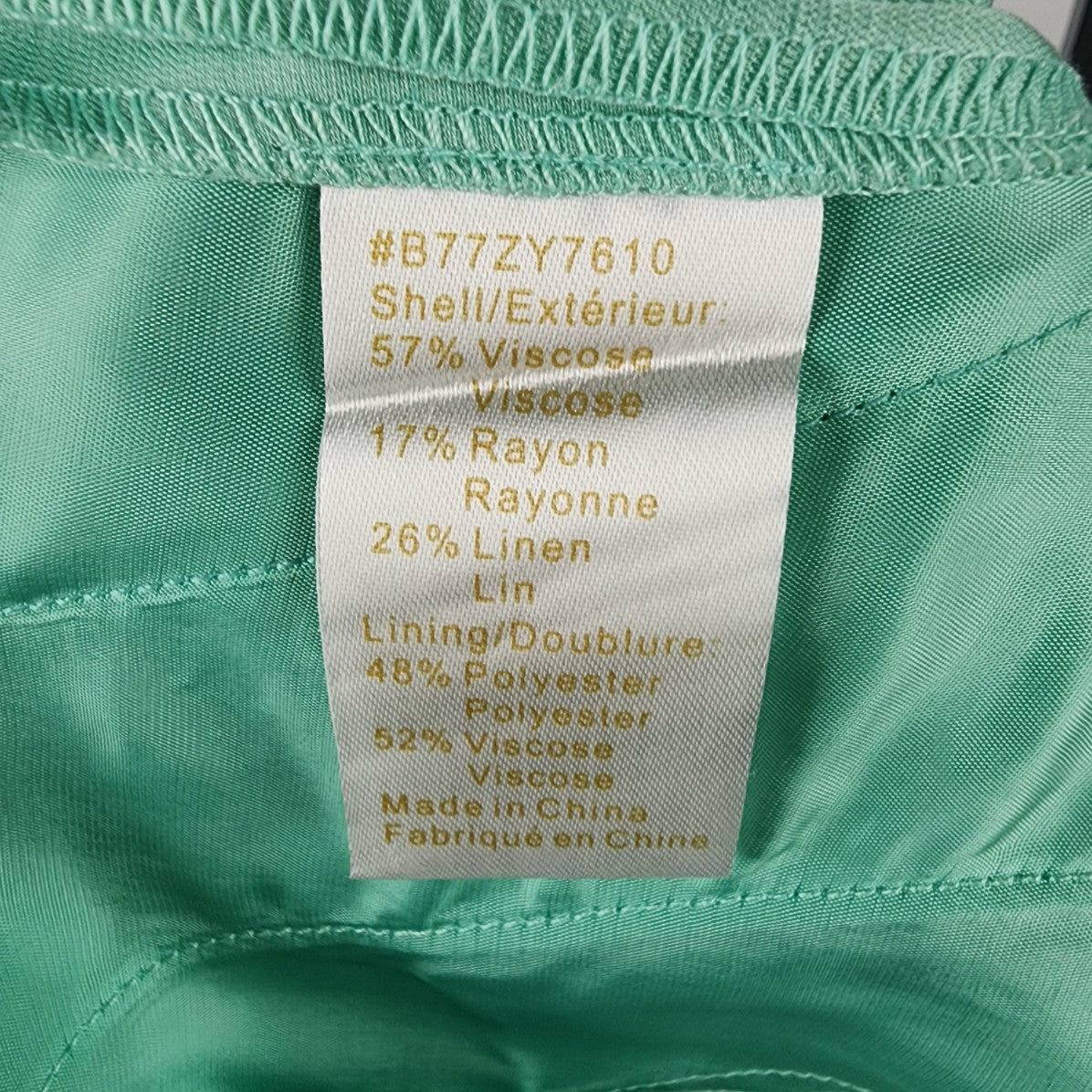 Sandra Angelozzi Mint Green Trouser Pants Size 12