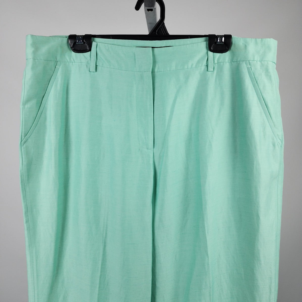 Sandra Angelozzi Mint Green Trouser Pants Size 12