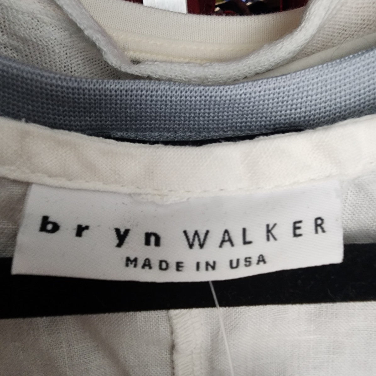 Bryn Walker White Linen Sleeveless Top Size L/XL