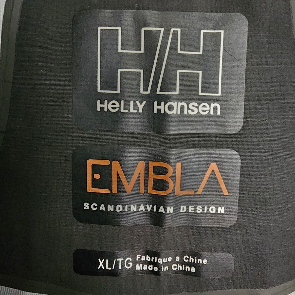 Helly Hansen Embla Black Wind & Rain Coat Size XL