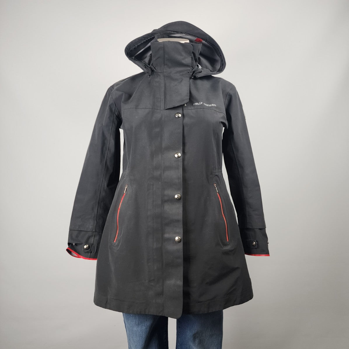 Helly Hansen Embla Black Wind & Rain Coat Size XL