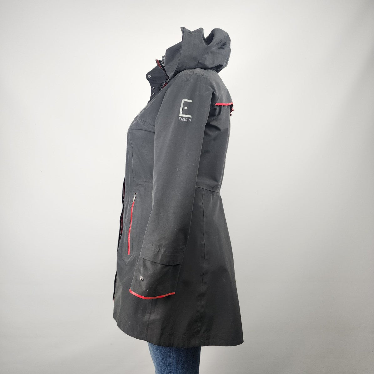 Helly Hansen Embla Black Wind & Rain Coat Size XL