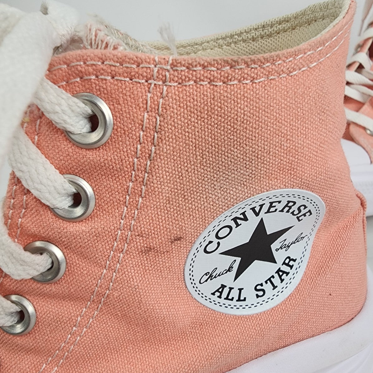 Converse Chuck Taylor All Star Move Hi Platform Pink Sneakers Size 8