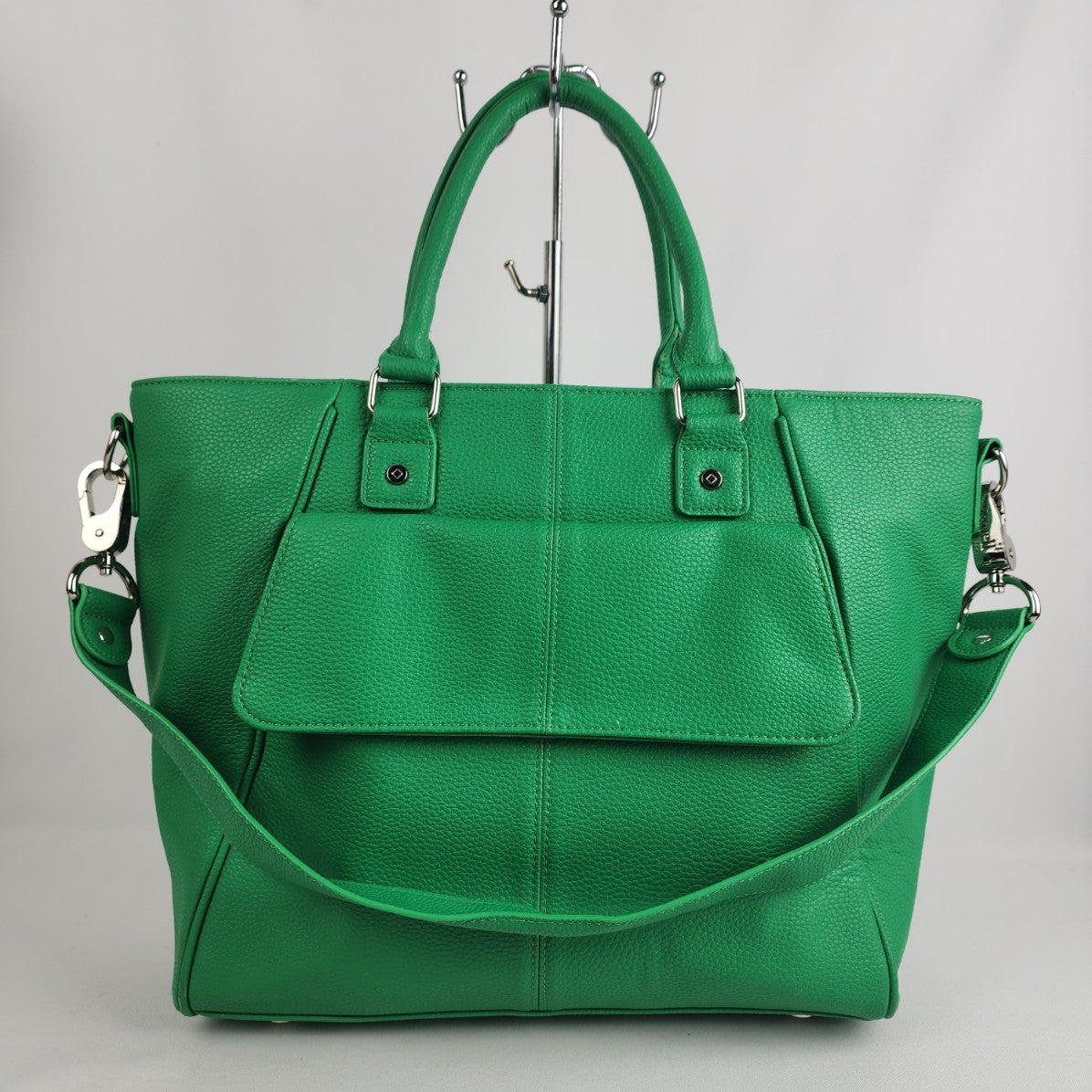 Jewel Thirty-one Green Gatsby Satchel Tote Purse