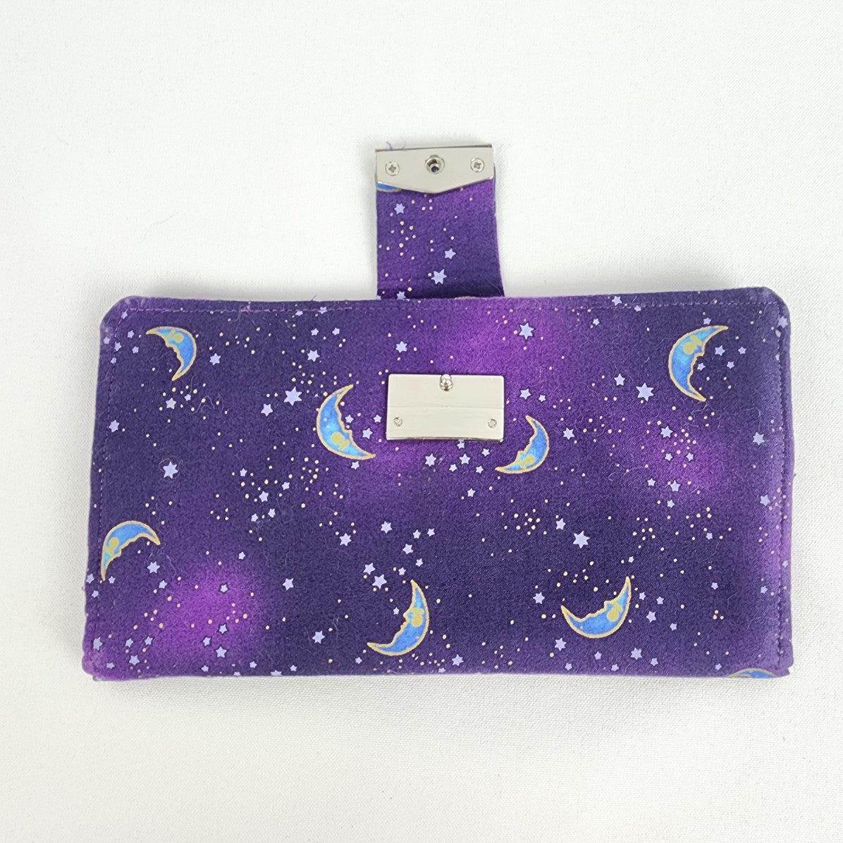 Handmade Blue Celestial Print Wallet